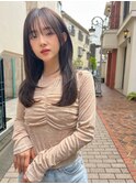 銀座　cheri 透明感地毛風カラー×レイヤースタイル