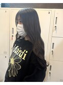 ロング×アッシュグレー