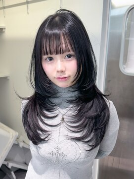 アイティーバイアルバム 八王子店(IT by ALBUM) 似合わせカットフェミニンロングメルティカラー_F0467