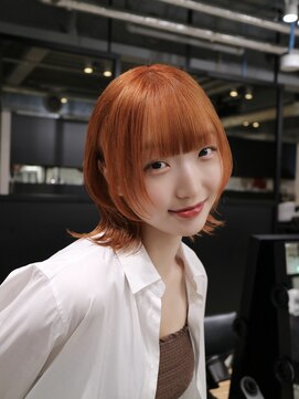 アマトウキョウ アユンチェ(AMA TOKYO×AYUNCHE) オレンジボブウルフ