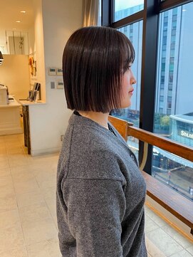 オルガン(Organ) 切りっぱなしボブでお手入れ簡単♪