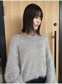 切りっぱなしボブ