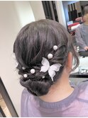 結婚式お呼ばれヘアセット~シニオン~