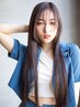 【前髪のみでも】カット+ポイント縮毛矯正
