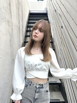 マスカリ(muscali)&nbsp;星華,レイヤーカット,小顔,くすみベージュ