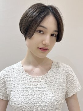 ピークアブー アヴェダ アトレ恵比寿(PEEK-A-BOO AVEDA) 大人可愛いハンサムショート似合わせカットストレート