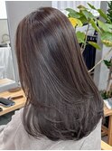 韓国風レイヤーカット髪質改善ダブルカラーハッシュカット