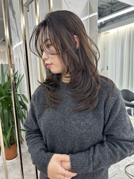 エトワール(ETOILE) レイヤーカット/韓国風/グレージュ
