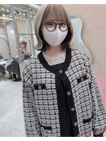 ロンドルピナス 小倉(Lond Lupinus) 黒髪カタログ/オリーブグレー/ココアベージュ/小顔に見せるヘア