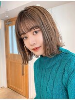 サンドパールス 仙台店(sand PALCE) 髪質改善/大人ガーリー/似合わせカット/ショートボブ前髪/仙台