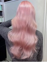 ネハス 名古屋栄店(nehus.)&nbsp;学割/ピンクカラー/ブリーチカラー/ウルフカット/レイヤーカット
