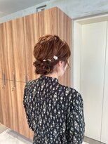 ガリカ 博多(Gallica) <入佐/ヘアセット>低めのお団子がかわいい、ゆるっとシニヨン