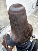 ヌフ(neuf)&nbsp;艶髪ショコラブラウンストレート【イメチェン/髪質改善】