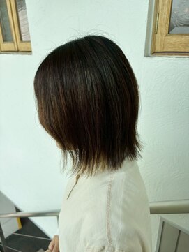 トップヘアー 中庄店(TOP HAIR fuapua) 《TOPHAIR 中庄店/きゃん》外ハネ切りっぱなしボブ☆