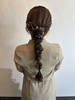 ヘアセット専門サロン by OKINAWA WATABE WEDDING 那覇店 編みおろし