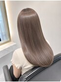 梅田/中津 髪質改善 透明感ベージュロング