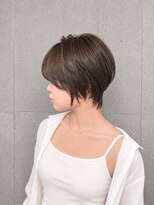 ピース バイ シータ(PEACE by CITA)&nbsp;【アキヒロ】小顔くびれハンサムショートボブオリーブグレージュ