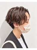 ハンサム×パーマのオシャショート Handsome perm short