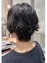 シルクハウス 三越日本橋(Silk house)&nbsp;パーマで動きのあるショート】#日本橋 #三越 #三越前 #ショート