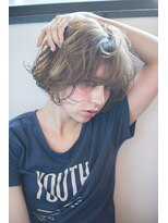 エルクバイコットン(elk by Cotton)&nbsp;【elk by cotton平塚】グレージュ/ハイライト/ボブ