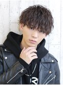 前下がり刈り上げツイストマッシュ【無造作ツイストパーマ】