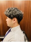 無造作ヘア 田町/理容室/床屋/パーマ