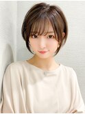 セクションカラー/グラデーションカラー/ペールベージュ/小顔