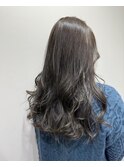 【BelleCoupes】アッシュグレージュ ハイライトダブルカラー青み