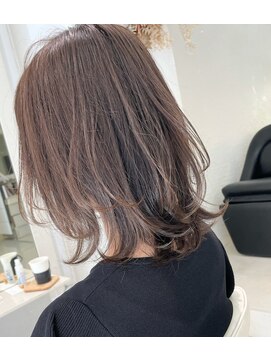 ファイブボックスヘアー 広島(five vox hair) ミルクティーベージュ