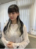 (lilley内堀)インナーエクステ×インナーシルバー×韓国ヘア