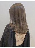 シークレットハイライト×韓国風ミディアムレイヤーカット
