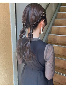 ロチカバイドールヘアー 心斎橋(Rotika by Doll hair) ツインアレンジ　◎