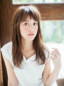 モニカ 横須賀中央店(Monica) デザインカラー/シルキーベージュ/グレージュカラー/斜めバング