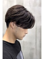 メンズヘアセンス 渋谷(MEN'S HAIR SENSE)&nbsp;アッシュブラック/ウルフ/マッシュパーマ/ハイライト/渋谷