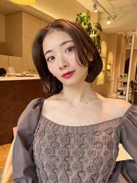 ルル 表参道(lulu.) 【高橋弥生】ボブ　韓国　前髪なし
