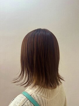 インパークス 町屋店(hair stage INPARKS) 外はねオレンジブラウン