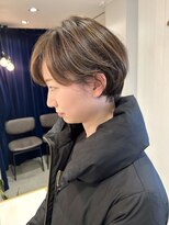 レトン 銀座(leton)&nbsp;ハイライト/イメチェン/似合わせカット/ショートボブ/フルバング