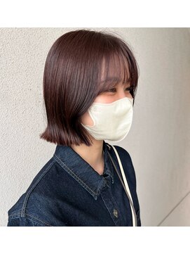 ステイシー(STACY) STACY ボブ×ピンクカラー(那覇 小禄 奥武山公園)