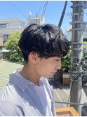 縦落ちニュアンスパーマ