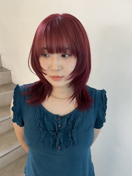 ゼスト パーク(ZEST PARK) ボルドーカラー/レイヤーカット/吉祥寺/北原愛理