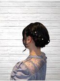 レース編みシニヨン