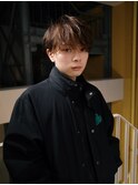 【無造作パーマ/阿部達哉】メンズ/マッシュ/アンニュイ