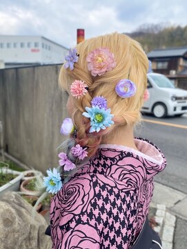 ギャロップヘアー 卒業式ヘアセット＆着付け