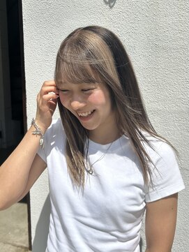 リチェッタ(Ricetta) ロング　ケアブリーチオンカラー　デザインカラー　ローライト