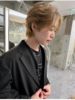 サイン メンズ 渋谷(SIGN men's)&nbsp;フェザーパーマ/ニュアンスパーマ/センターパート/カルマヘア