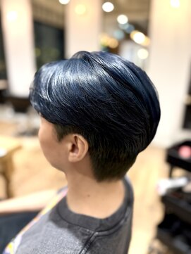 ベルライズ(Belrize) クールにキマる!ブルーカラー×センターパート