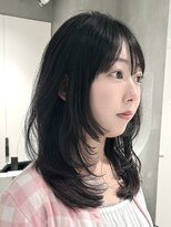 テクネ 天神大名(techne) 天神大名今泉ロングレイヤー韓国風くびれ巻き髪小顔透明感ヘア