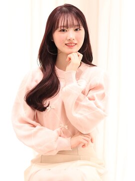 シロフ シンジュク(shirof shinjuku) ワンホン巻き/ぶどうカラー/艶髪ロング