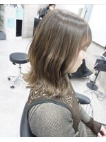 ヘアテリア リュウ 大塚(hair teria ryu) ミディアムレイヤー/ミルクブラウン