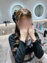 クランルシェ(clan luce)&nbsp;編み込みハーフアップ/心斎橋ヘアセット